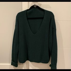 Medium Dark forest green sweater